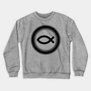 Christian fish Crewneck Sweatshirt